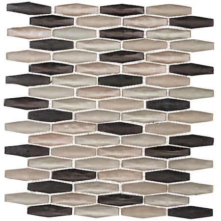Andova Tiles ANDOVA TILES Rhapsody 2.5" x 2.5" Glass Novelty Mosaic Wall Tile ANDRHA535